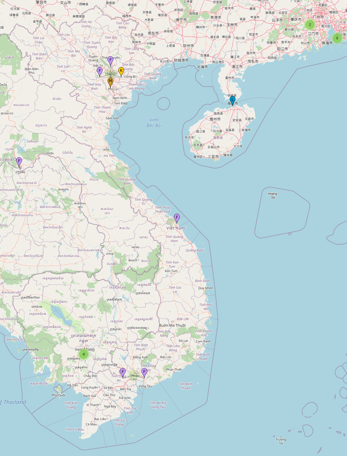Bản đồ DNS Root tại Việt Nam